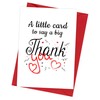 Thank You Card with Red Envelope – Simple Appreciation &
