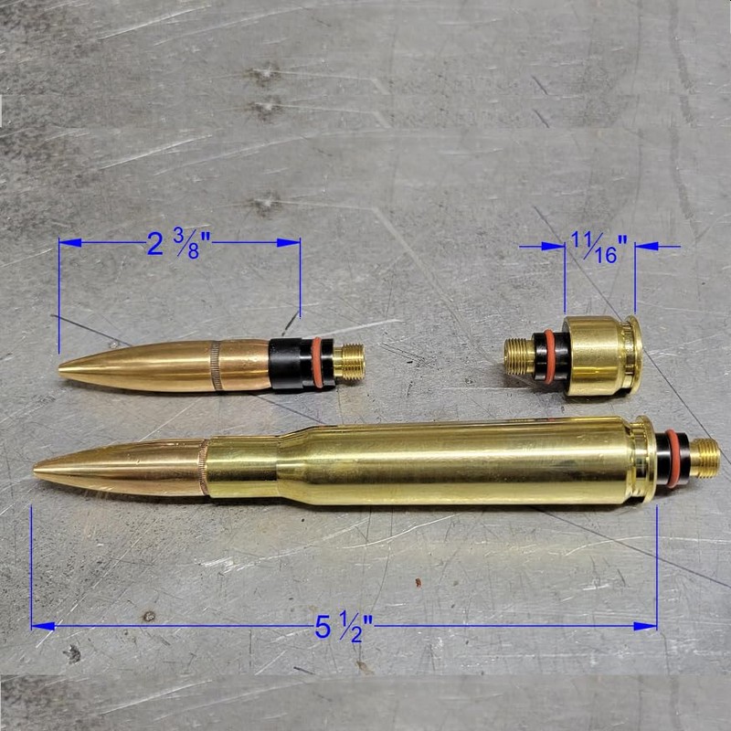 Complete 50 cal Bullet Tig Welding Back Cap Set, Welding
