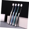 NOLITOY 4pcs Soft Bristle Toothbrushes for Adults Ergonomic Design Random