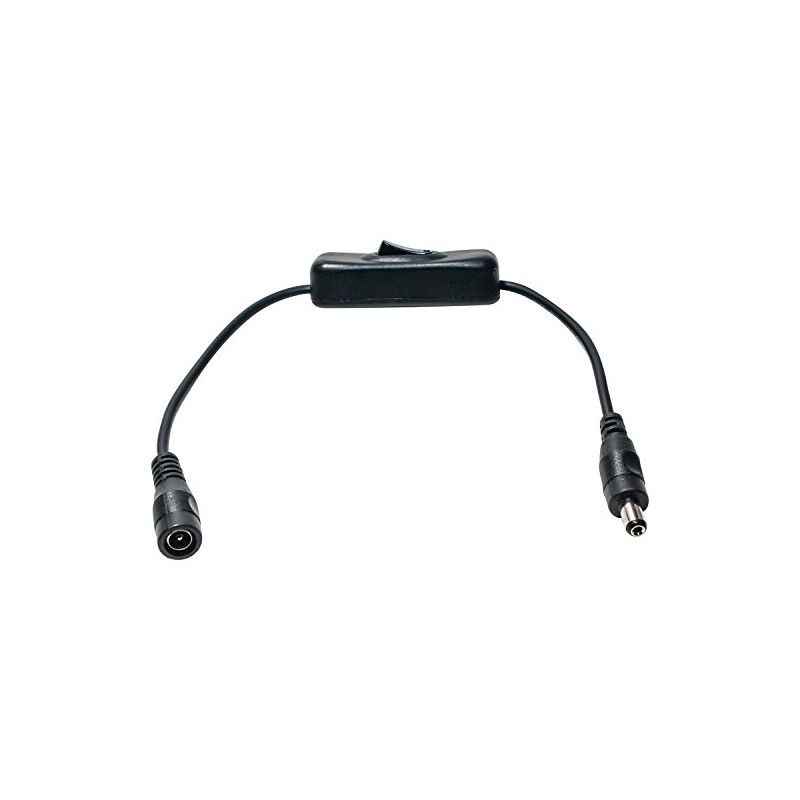 JacobsParts Manual Inline DC Power Switch Extension Cable Male to