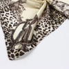 Women’s Silk Scarf Belt Pattern Large Square Satin Headscarf Headdress
