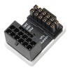 ATX 16Pin Male to 16pin Female 180 Degree Angled Adapter