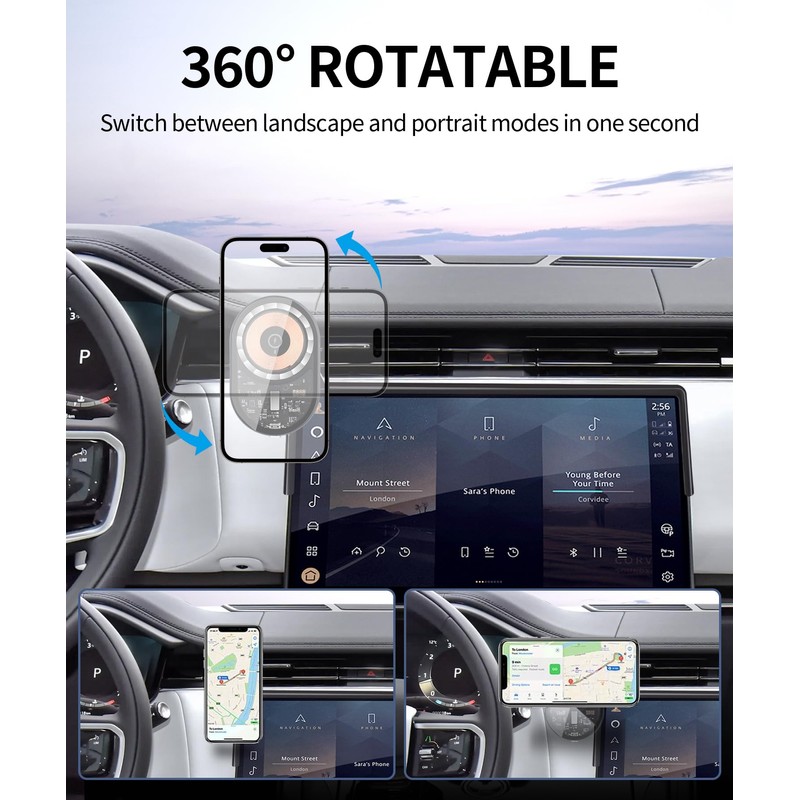 Wireless Charging car Phone Holder for Land Rover Range Rover