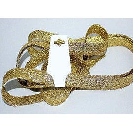 Cozy Glamour Shimmery 42" Multicolor Solid Flat Shoelaces for Shoes Teams Cheer Dance Gifts Sneakers Accessories (Light Gold #33)