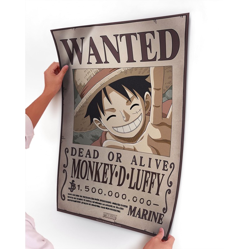 Tainsi One Piece Wanted Luffy New Juliste Poster 11 x