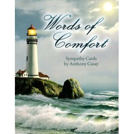 Words of Comfort by Anthony Casay [ASN34640] - Sympathy Note Card Assortment by Leanin' Tree - 12 cards featuring a full-color interior and colorful envelope