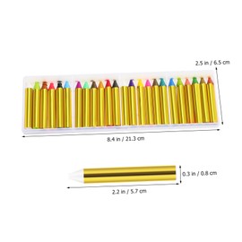 FELTECHELECTR Face Paint Crayons - Paint for Skin Long-lasting Easy Application for Cosplay Festivals and Creative Makeup