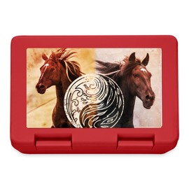 Spreadshirt Ostwind The Great Hurricane Ostwind Brandsign Lunch Box One Size Red