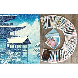 FLONZGIFT Japan Painting Playing Cards (Poker Deck 54 Cards All Different) Vintage Antique Traditional Japan Art Showa Period by Hasui Kawase