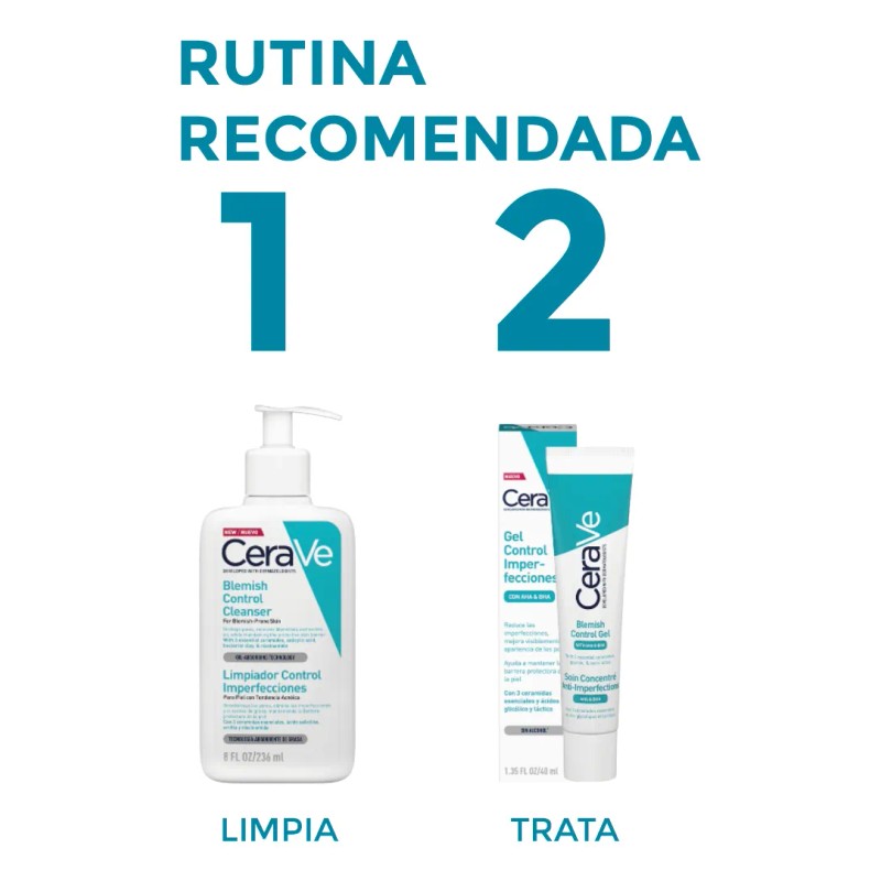 Skincare Básico Anti Acné Espinillas Cerave C Imperfecciones Grasa Día/noche