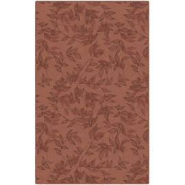 Brumlow Mills Entwined Simple Floral Home Indoor Area Rug with Colorful Print Pattern, Perfect for Any Living Room Decor, Dining Room, Kitchen Rug, or Bedroom Area Rug, 2'6" x 3'10", Red