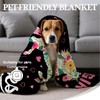 YOOMOOR Flannel Blanket Gift for Girl 'Just a Girl' Romantic