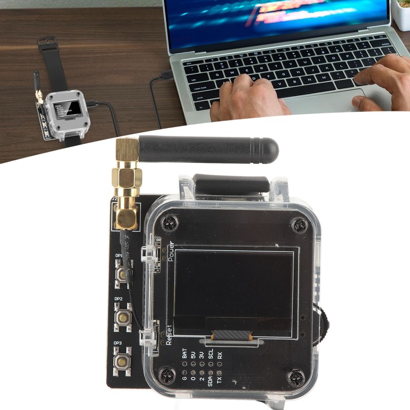 WiFi Programmable Watch 1.3 Inch Screen 2.4GHz ESP8266 Board 3dB