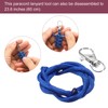 sourcing map 4pcs Paracord Zipper Pulls, Paracord Lanyard Keychain for