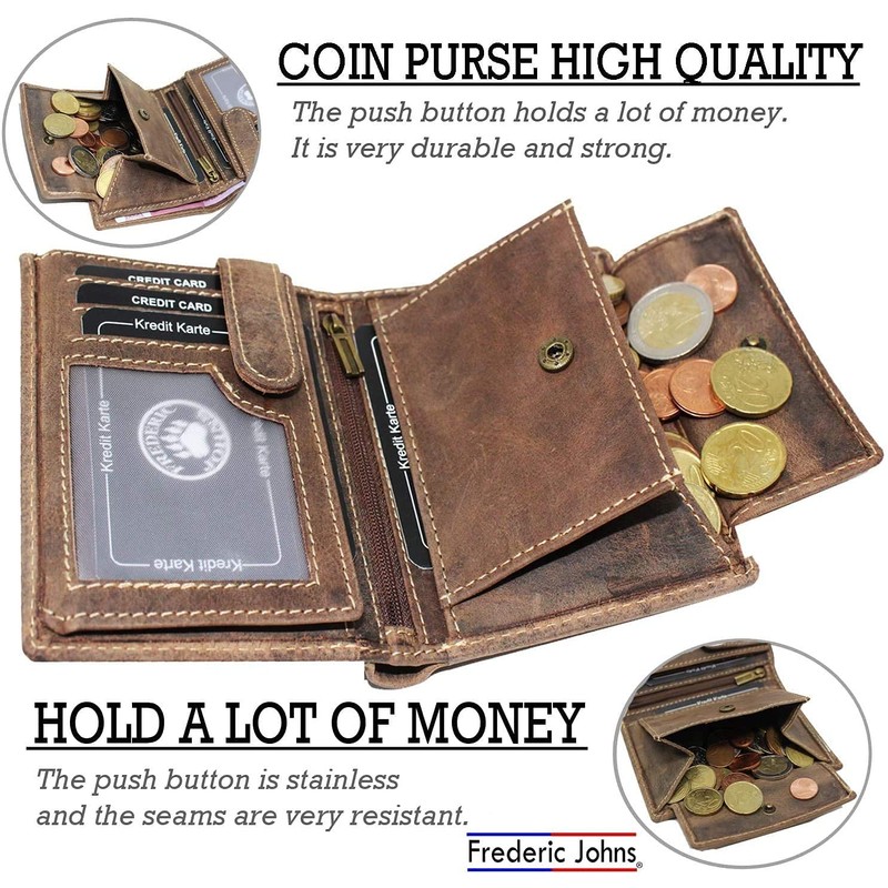 Frédéric & Johns ® - Leather Wallet - Vintage Wallet