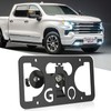 No Drill Front Bumper License Plate Mount Compatible with Chevy