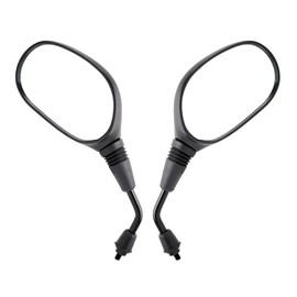 Mokuo GY6 scooter Rearview Mirrors 8mm Fit for Sunl TaoTao Znen Lance Peace JCL Roketa Jonway Bashan 50cc 70cc 110cc 125cc 150cc ATM50 CY50A Chinese Moped Elliptical mirror surface