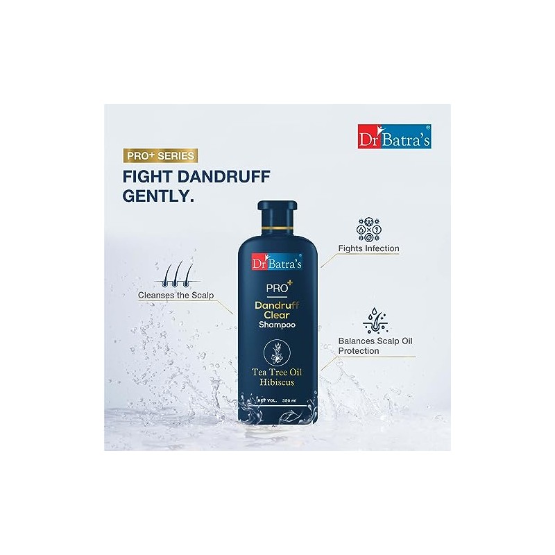 Champú anticaspa PRO Dandruff Clear, sin parabenos y sulfatos, el