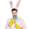 Suhine 4 Pcs Bunny Costume Bunny Ear Headband Bow Tie