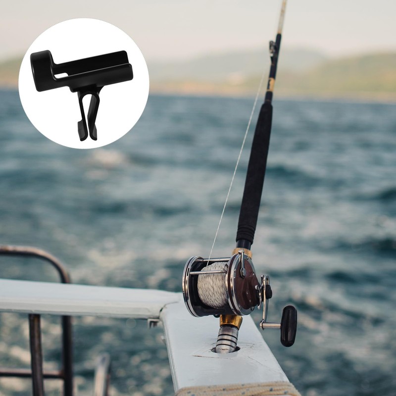 Kisangel Fishing Rod Clamp with Holder Portable Clip Fixing Tool