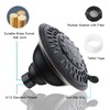 BRIGHT SHOWERS Shower Head High Pressure Rain Showerhead 5 Spray