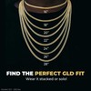 GLD Cuban Link Chain for Men and Women - Gold-Plated