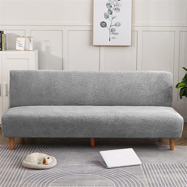 Dansunreve Water Repellent Sofa Covers for Armless Sofa Bed, Spandex
