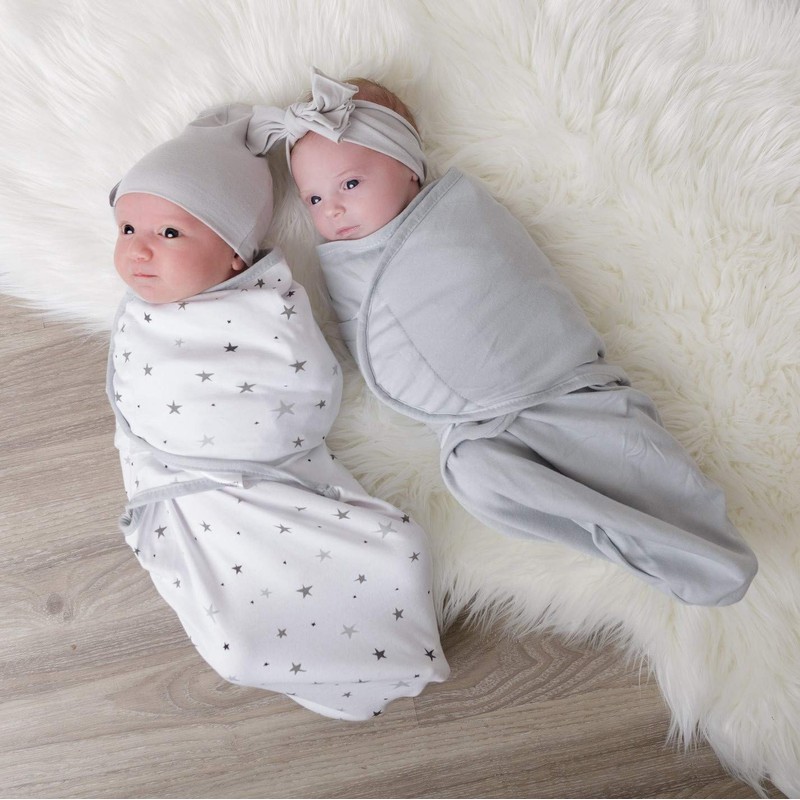 Ely's & Co. Adjustable Swaddles for Newborn, Baby Swaddles 0-3