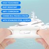 WTMORE Boat Cleats 5inch, High Impact White Nylon Dock Cleats,Boat