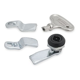 Cam Latch, Keyed, Black Powder Coated