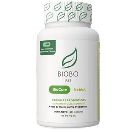 BioCore Nebiot, Suplemento Alimenticio con Pre-Probiticos, 30 Cpsulas                                                                                 
