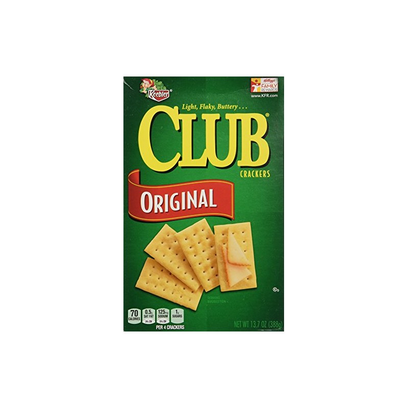 Keebler Club Crackers Original, 13.7 Oz. (Pack of 3)
