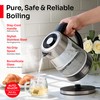 MUELLER HOME Rapid Boil Electric Tea Kettle 1.8L – Borosilicate