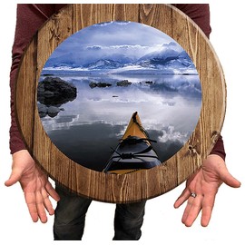 Bar Sign Arctic Kayak Pub Sign 18 Inch Bar Sign for Home Bar Man Cave Signs