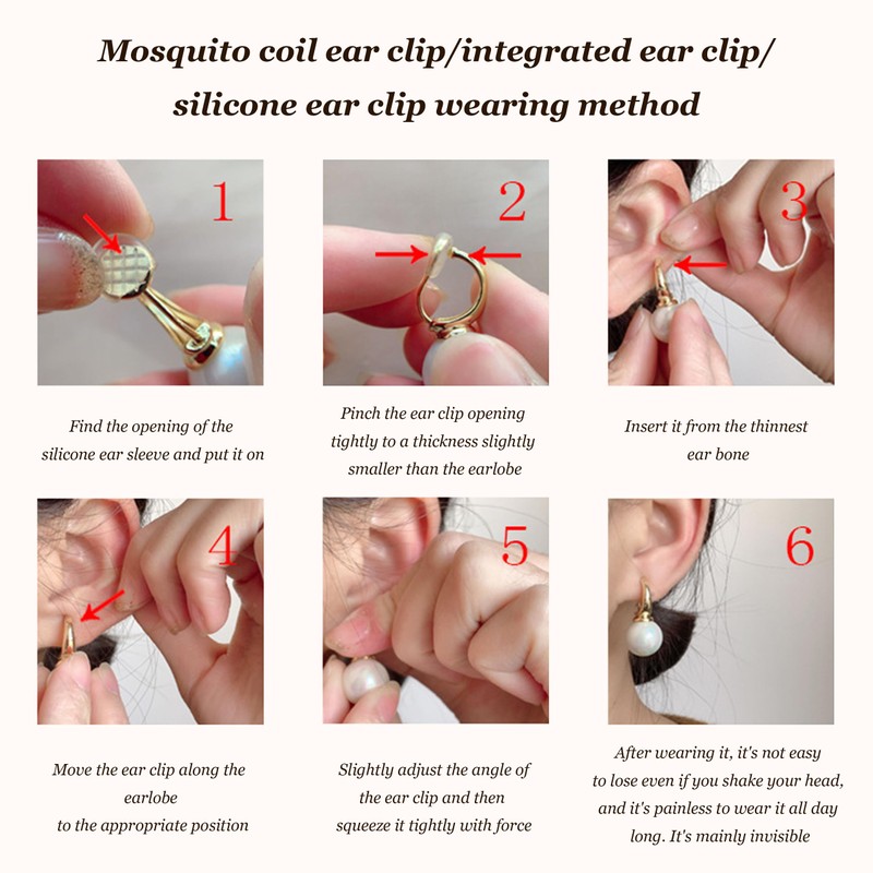 Shell Clip on Earrings for Women Sea shell Earrings Summer