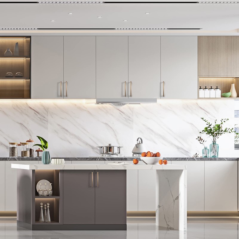 Asidrama 20 Pack 5 Inch(128mm) Champagne Bronze Cabinet Pulls Cabinet