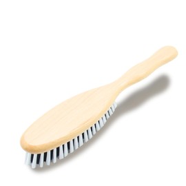 DOJA Barcelona Hand Brush with Wooden Handle Versatile Use - Cleaning Brush Made of Eco Material with Soft Bristles for Gentle Cleaning - Ideal as a Table Brush and Dust Brush Suitable