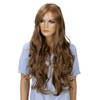 CAISHA Perücke Voluminös Langhaar Cosplay Theater Show Gewellt Dunkelblond FP712f