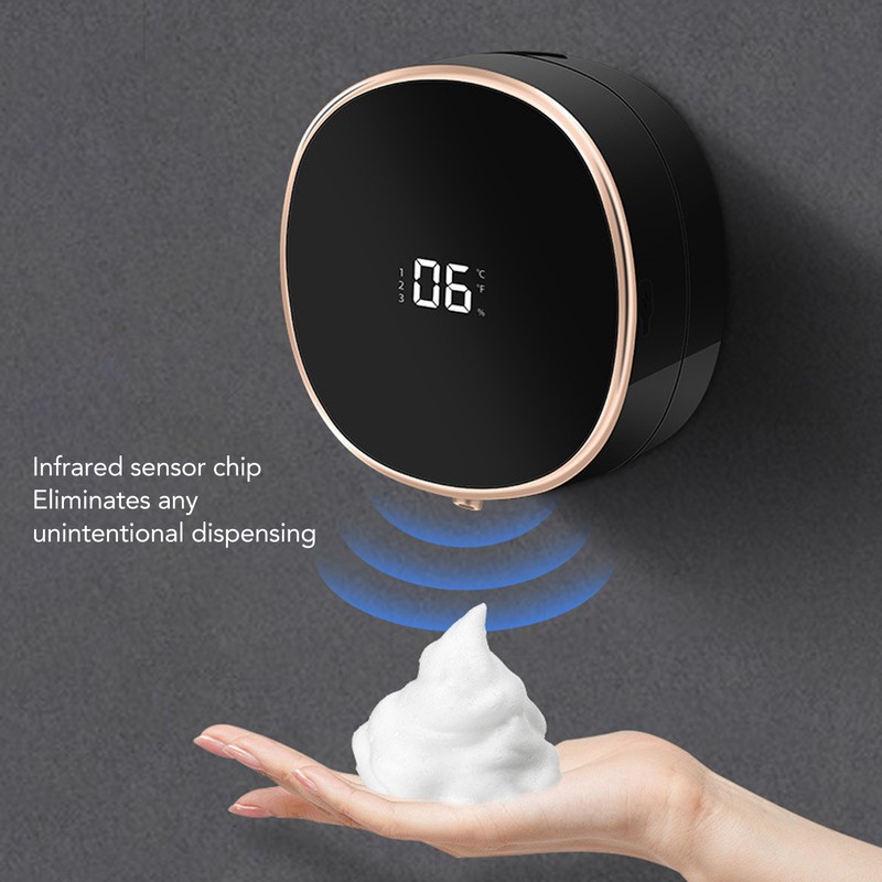 Automatic Soap Dispenser Wall Mounted Fast Foaming Infrared Induction Hand