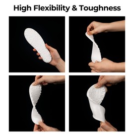 Siraya Tech Flex TPU Filament - 85A Shore, ISO 10993, High Flexibility & Toughness, High Flow & Speed, Easy to Print, Moisture-Resistant Aluminum Bag - Ideal for Footwear, Protective Gear (White, 1kg)