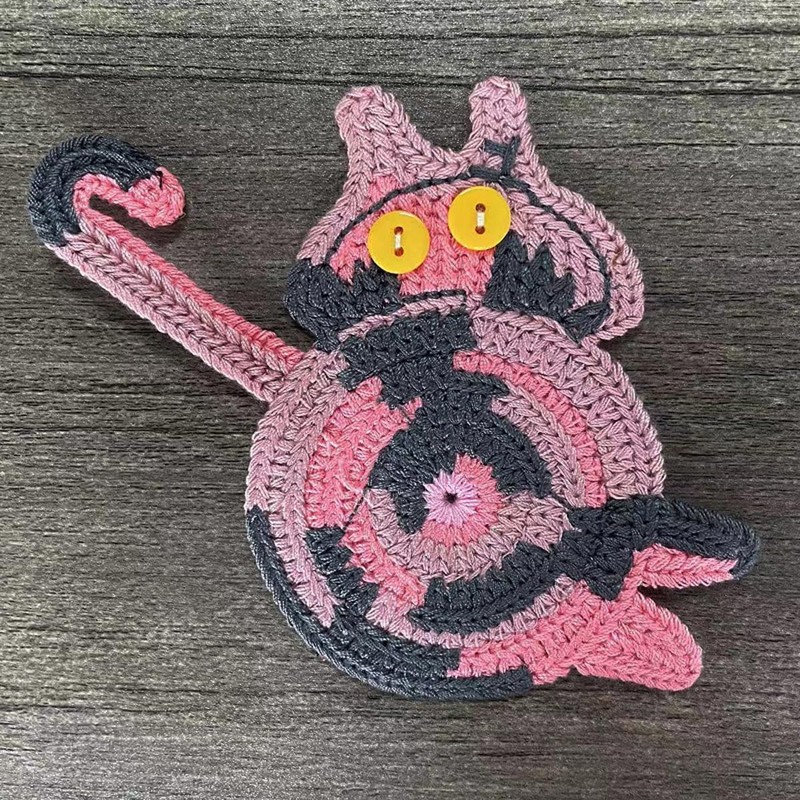 4PCS Cute Cat Cup Coasters, Gifts for Cats Lovers, Cat