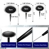 FHTDW Tire Repair Patch Tool Kit Including Tire Patch Plugs