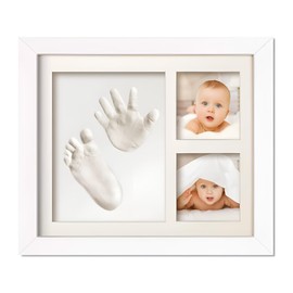 ZFRITP Baby Plaster Cast Set, Plaster Cast Baby Hand and Foot, Baby Footprint, Baby Handprint Set, Baby Handprint Set, Baby Handprint Set, Suitable for Babies Aged 3-6 Months to Leave Marks