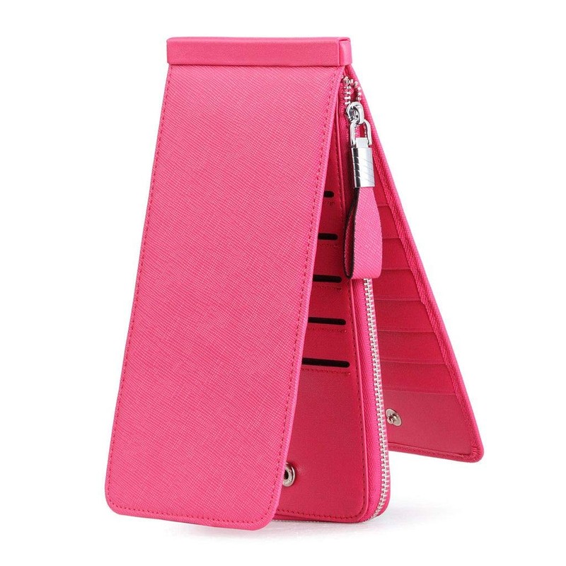 JEEBURYEE Card Case, Men's, Women's, Long Wallet, Thin, Magnetic Prevention,