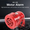 Alarm Siren 220V, 120 dB Motor Driven Siren Alarm, Red
