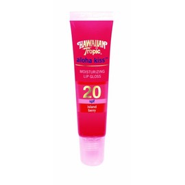 Hawaiian Tropic, Island Berry, Aloha Kiss Lip Gloss, SPF 20, 0.5 Ounce tube