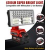 18V Light for Milwaukee M18 18V Li-ion Battery, 40W 4200LM