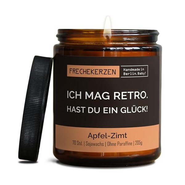 Lustige Deko Duftkerze mit Spruch zum Geburtstag | Handgemacht aus