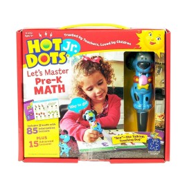 Educational Insights Hot Dots Jr Preschool Math Learning Set With Pen 100 Lessons 2 Books Activities