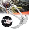 Stainless Steel Grappling Hook, with 3 Climbing Folding Sawtooth Claws